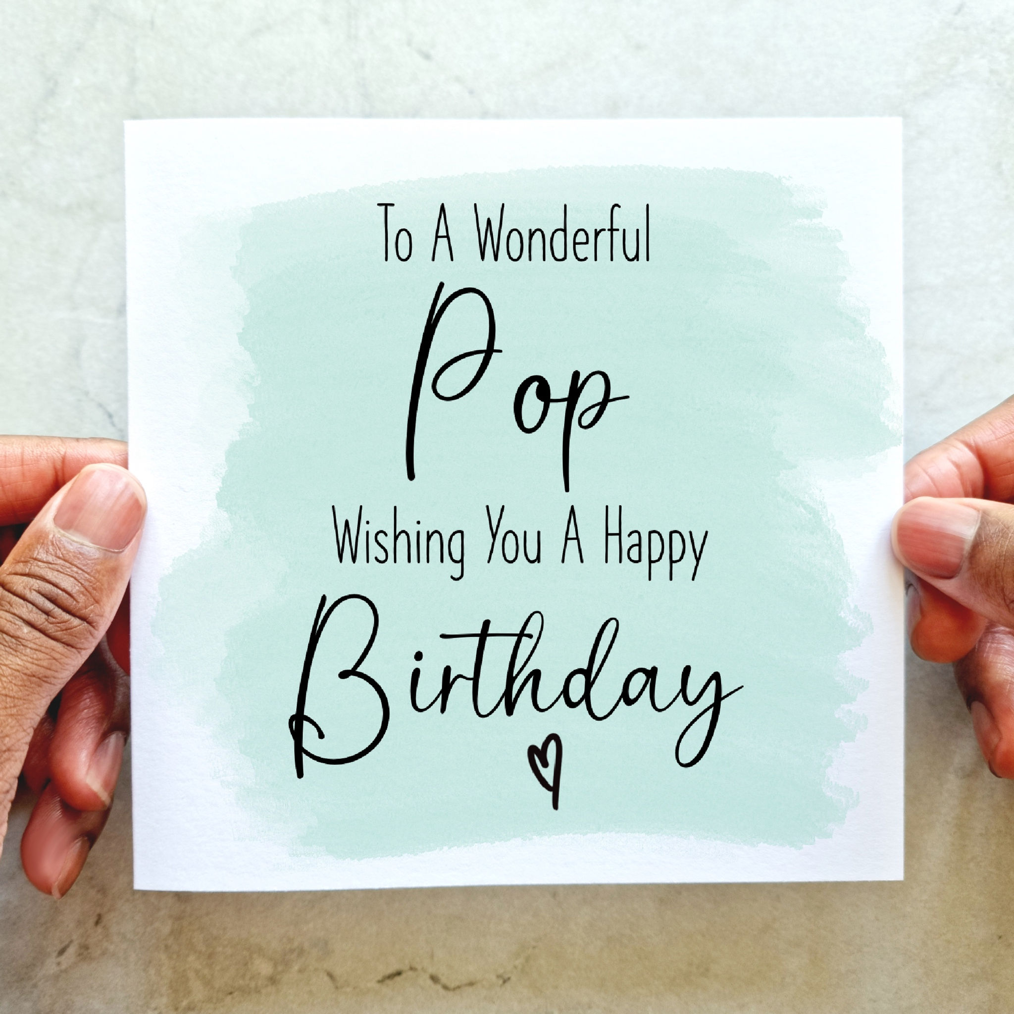 Pop Birthday Card