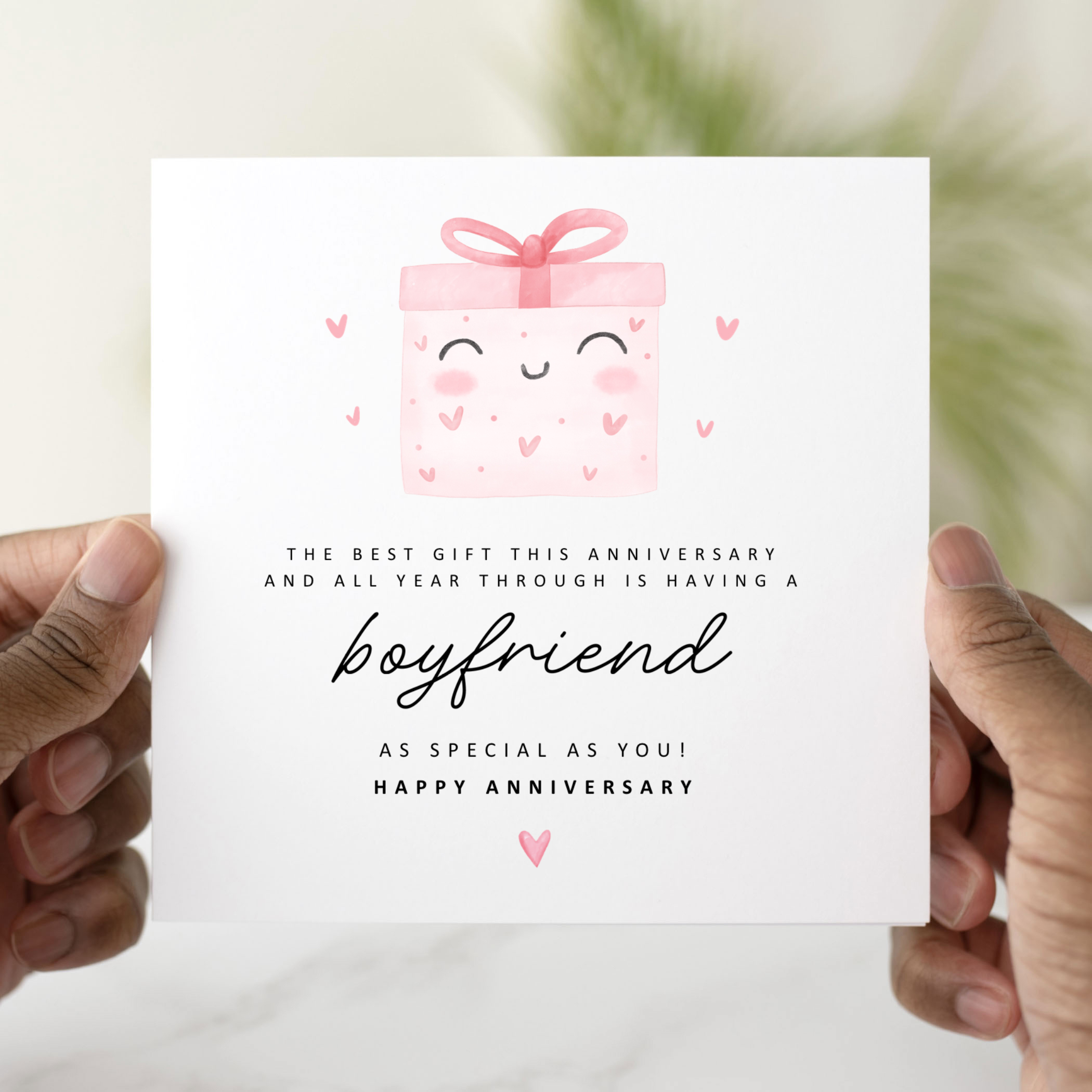 Boyfriend Anniversary Card - Best Gift