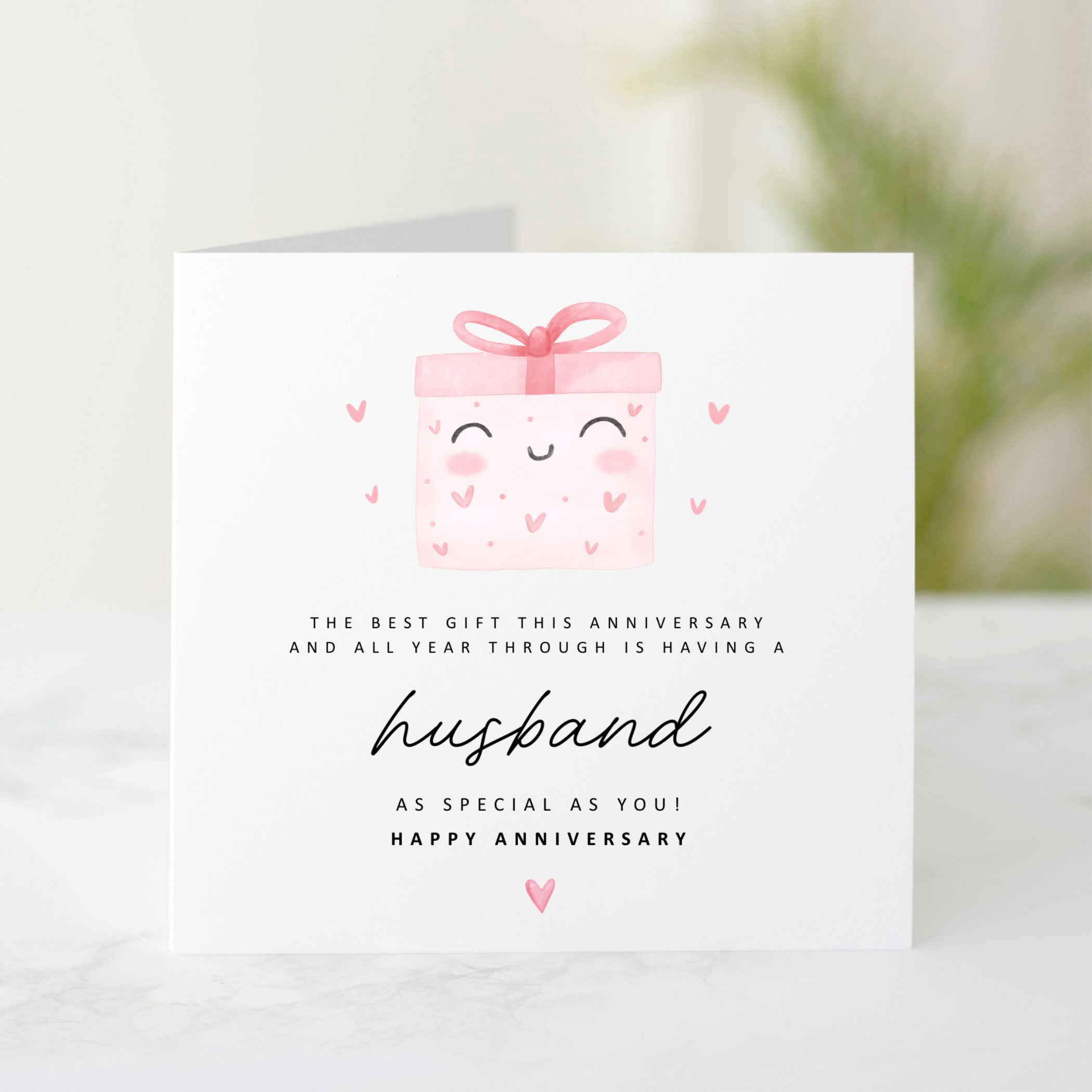 Husband Anniversary Card - Best Gift