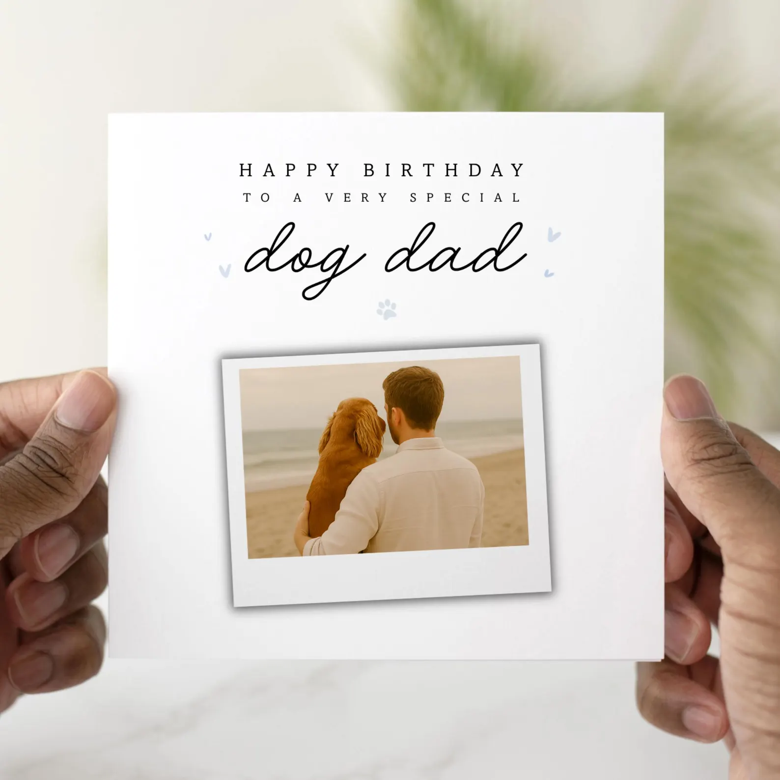 Personalised Dog Dad Birthday Card - Add A Photo