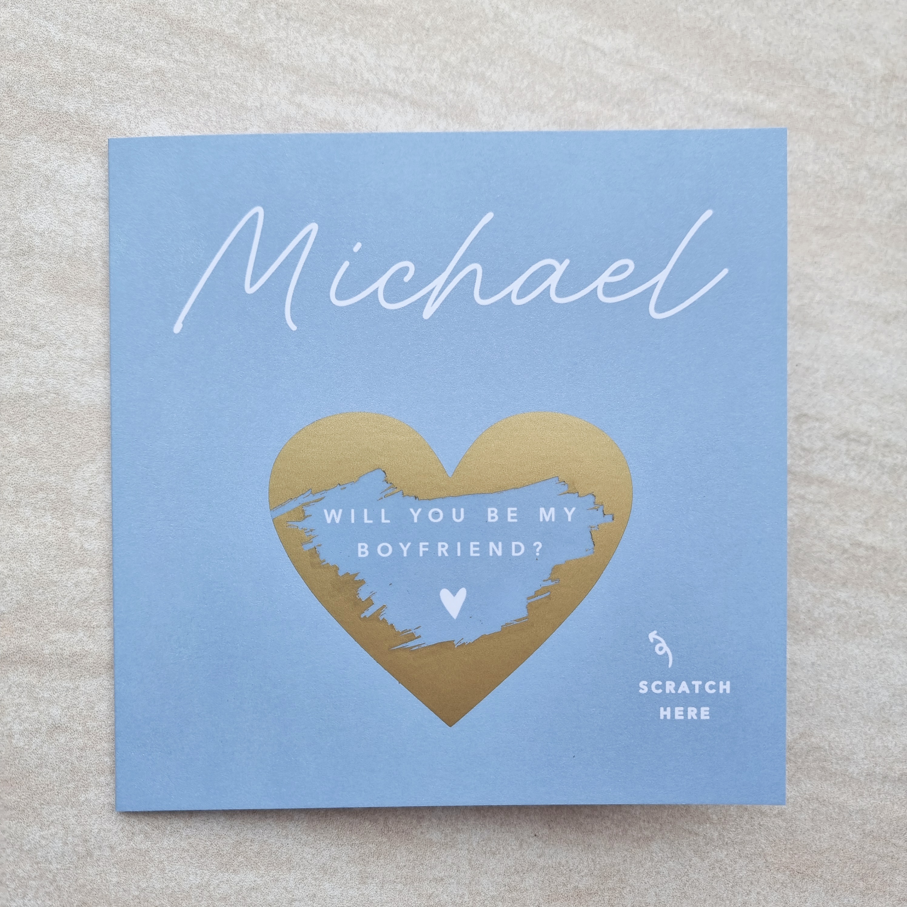 Will You Be My Boyfriend Card - Scratch & Reveal