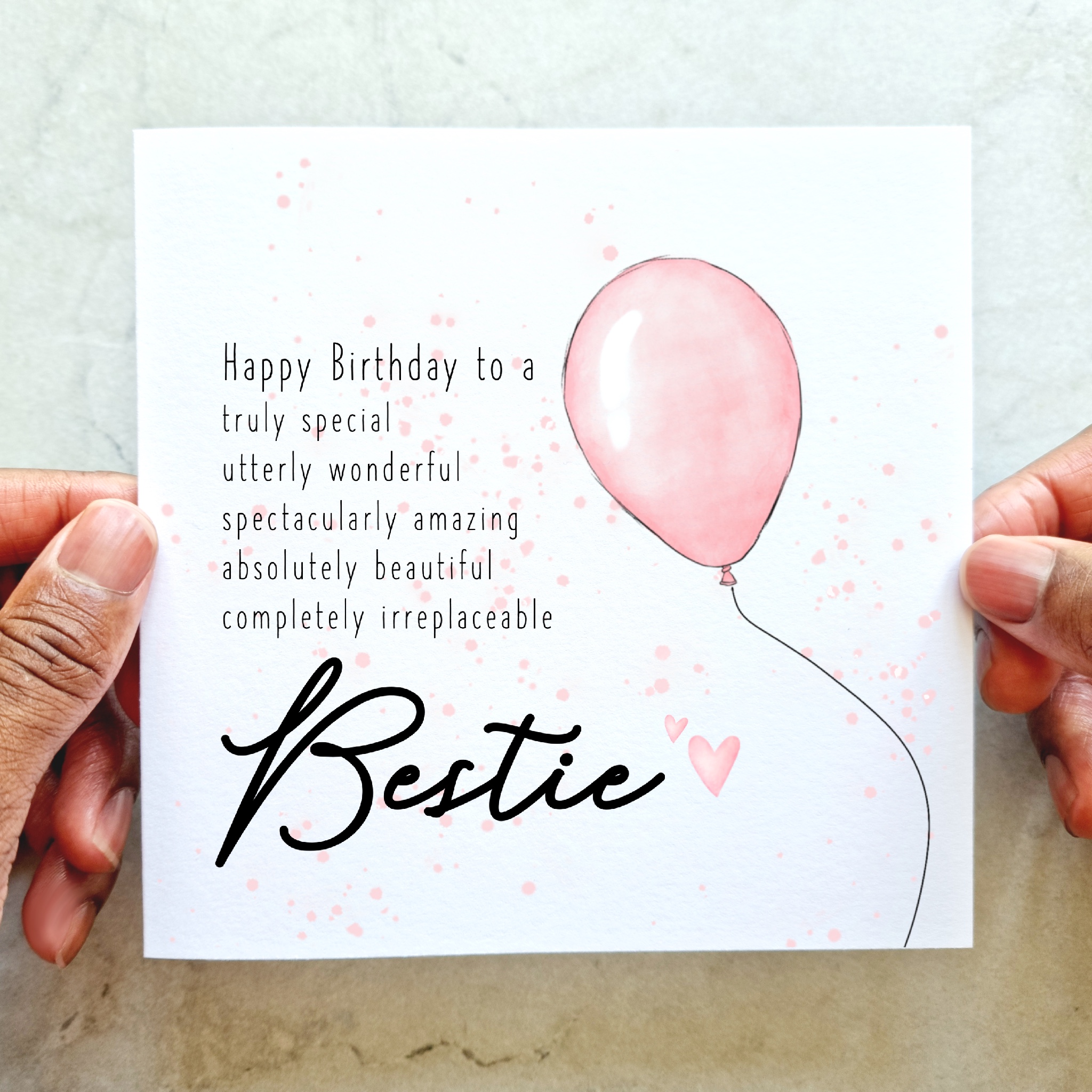 Bestie Birthday Card - Truly Special