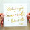 Thumbnail: Personalised Engagement Card - Wanna Get Married - Gold Foil