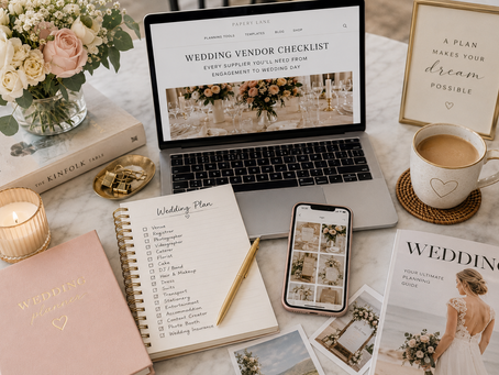 Wedding Vendor Checklist: Every Wedding Supplier You'll Need From Engagement to Wedding Day