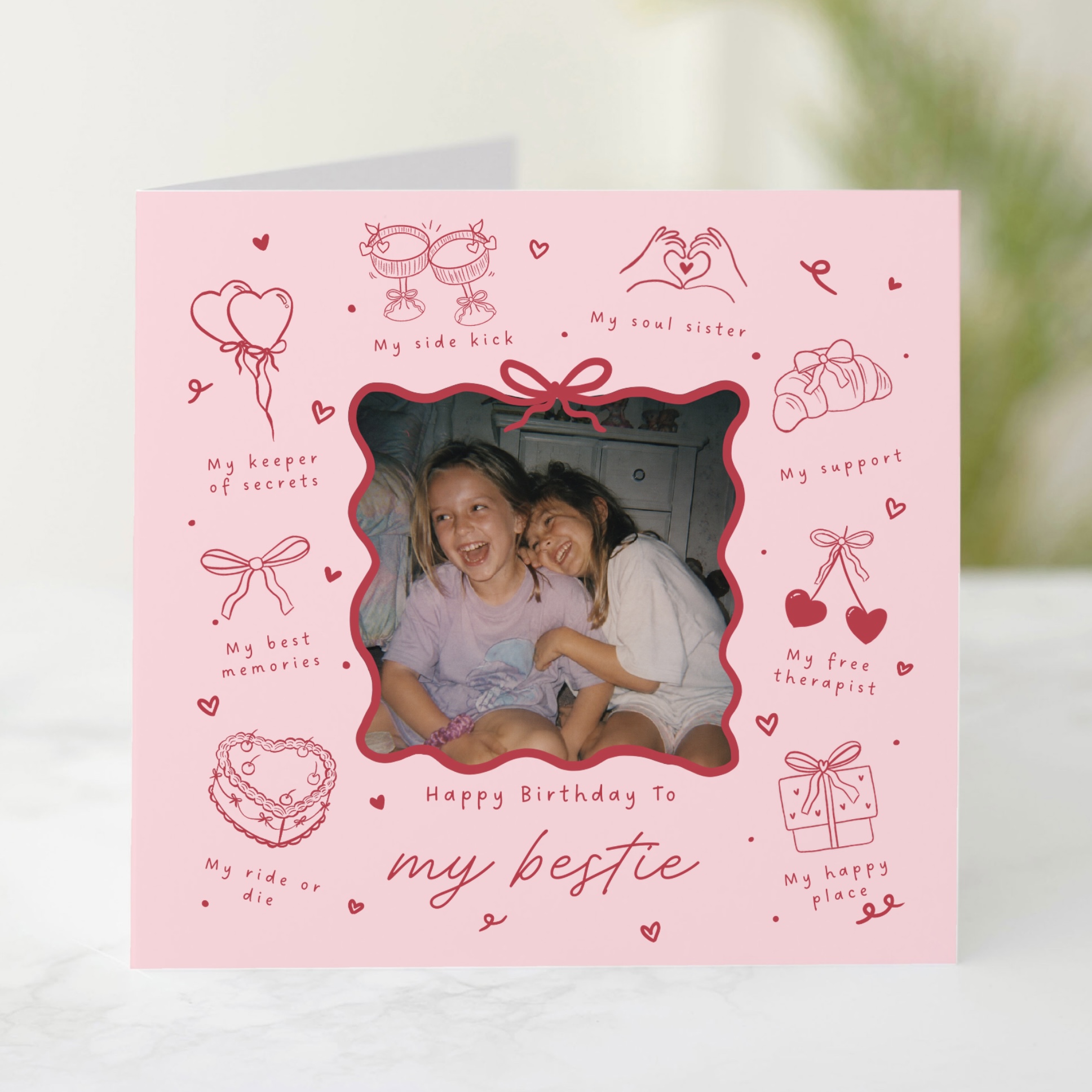 Fun Bestie Birthday Card - Add A Photo