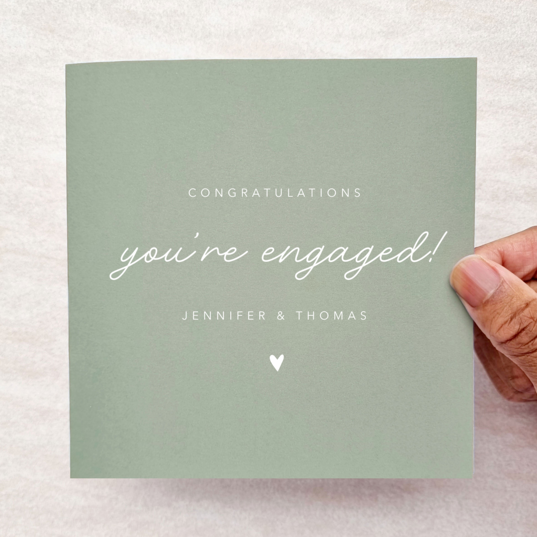 Personalised Engagement Card - You're Engaged