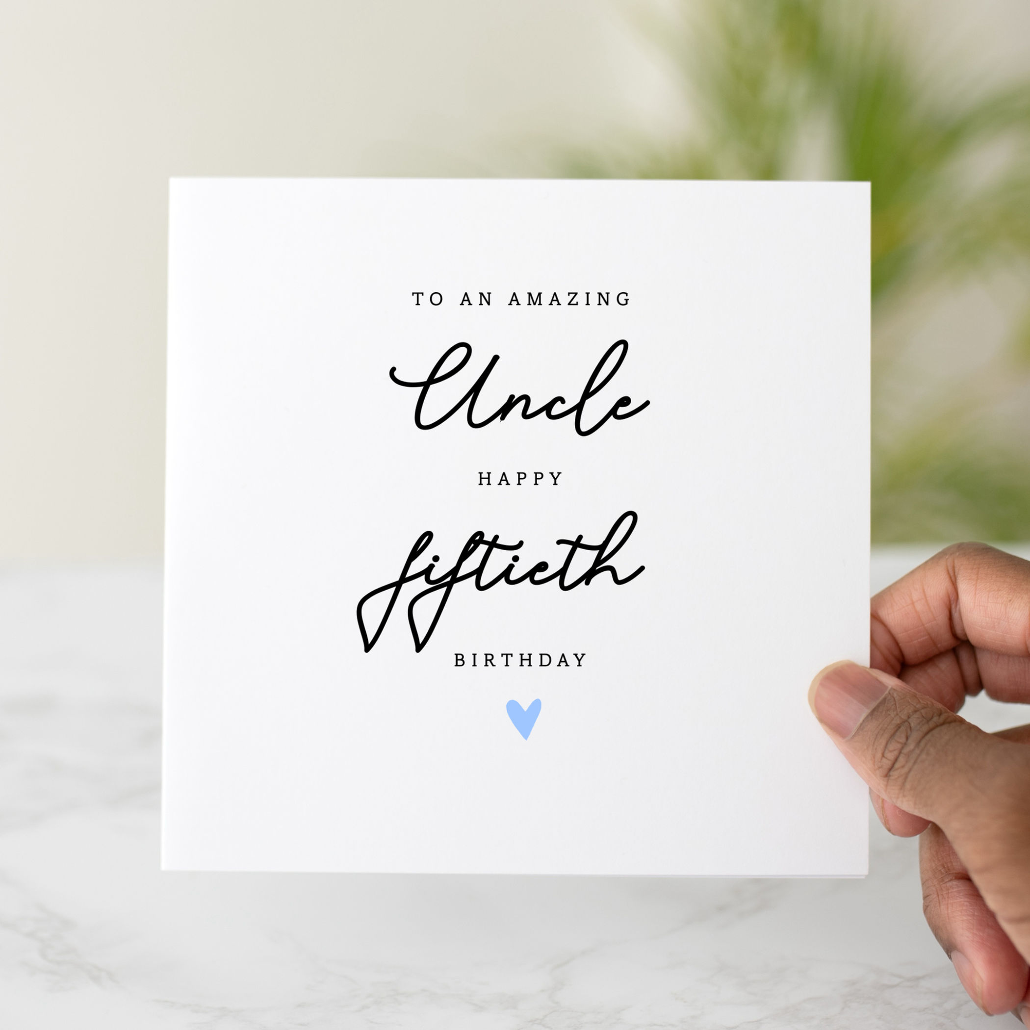 Uncle 50th Birthday Card