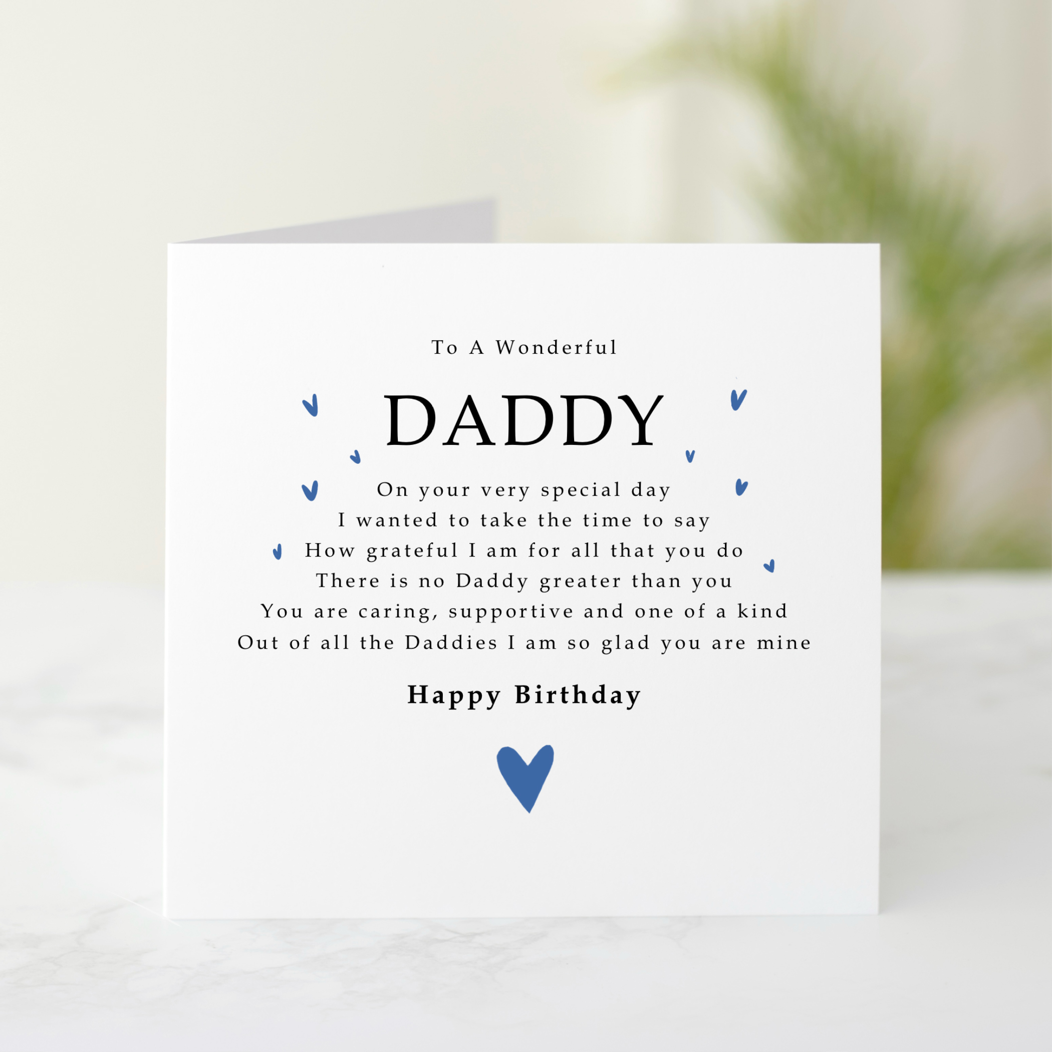 Daddy Birthday Card - Special Day