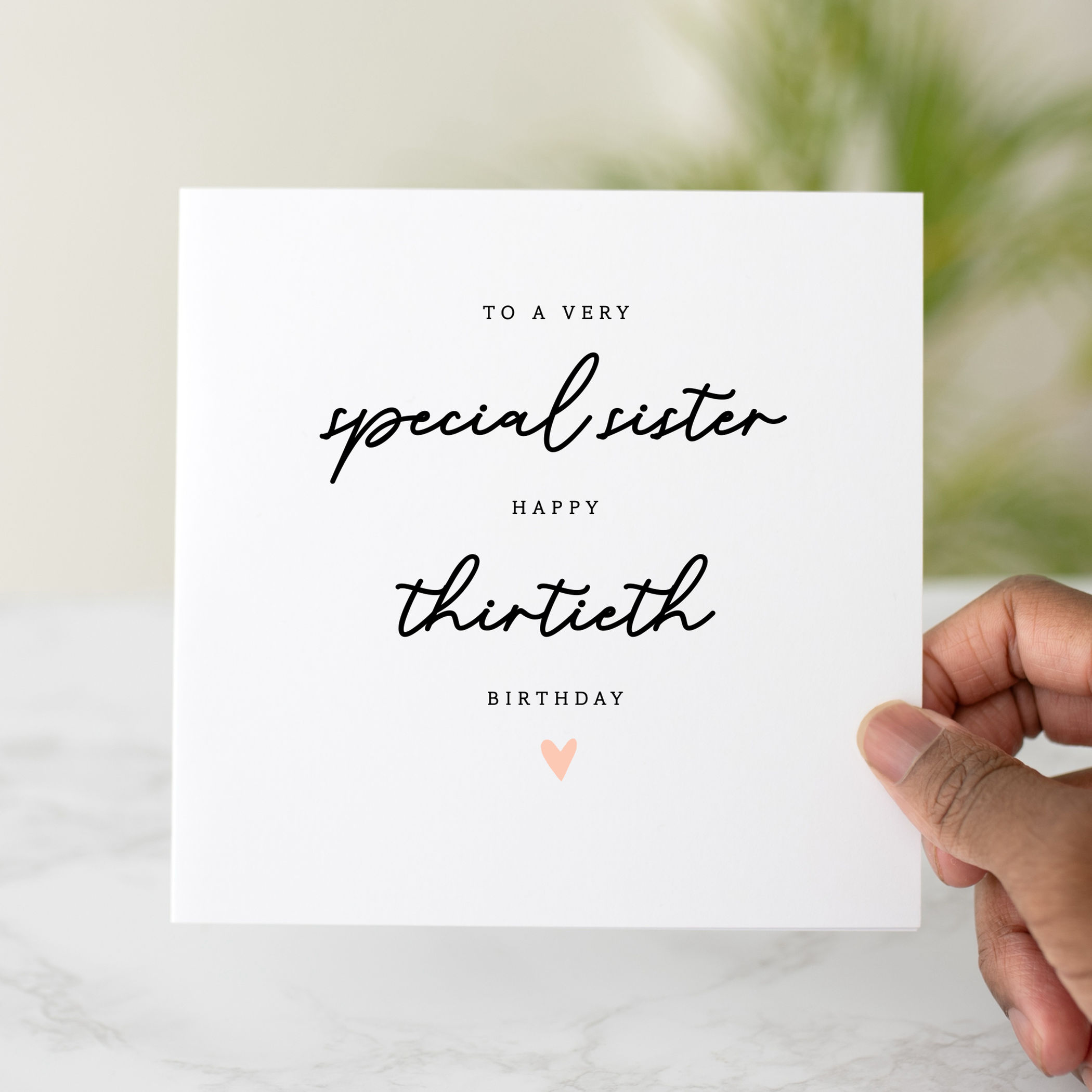 Sister 30th Birthday Card