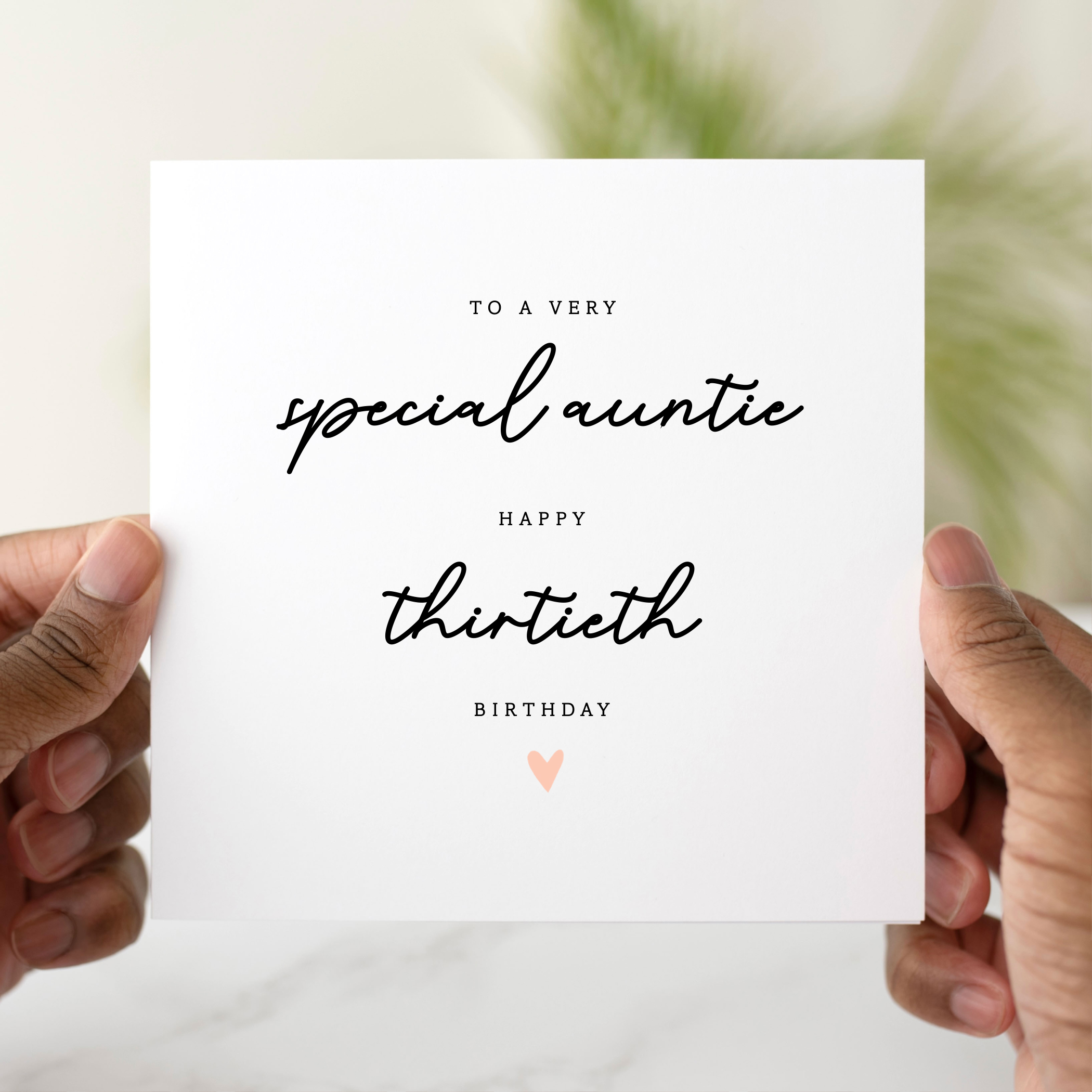 Auntie 30th Birthday Card