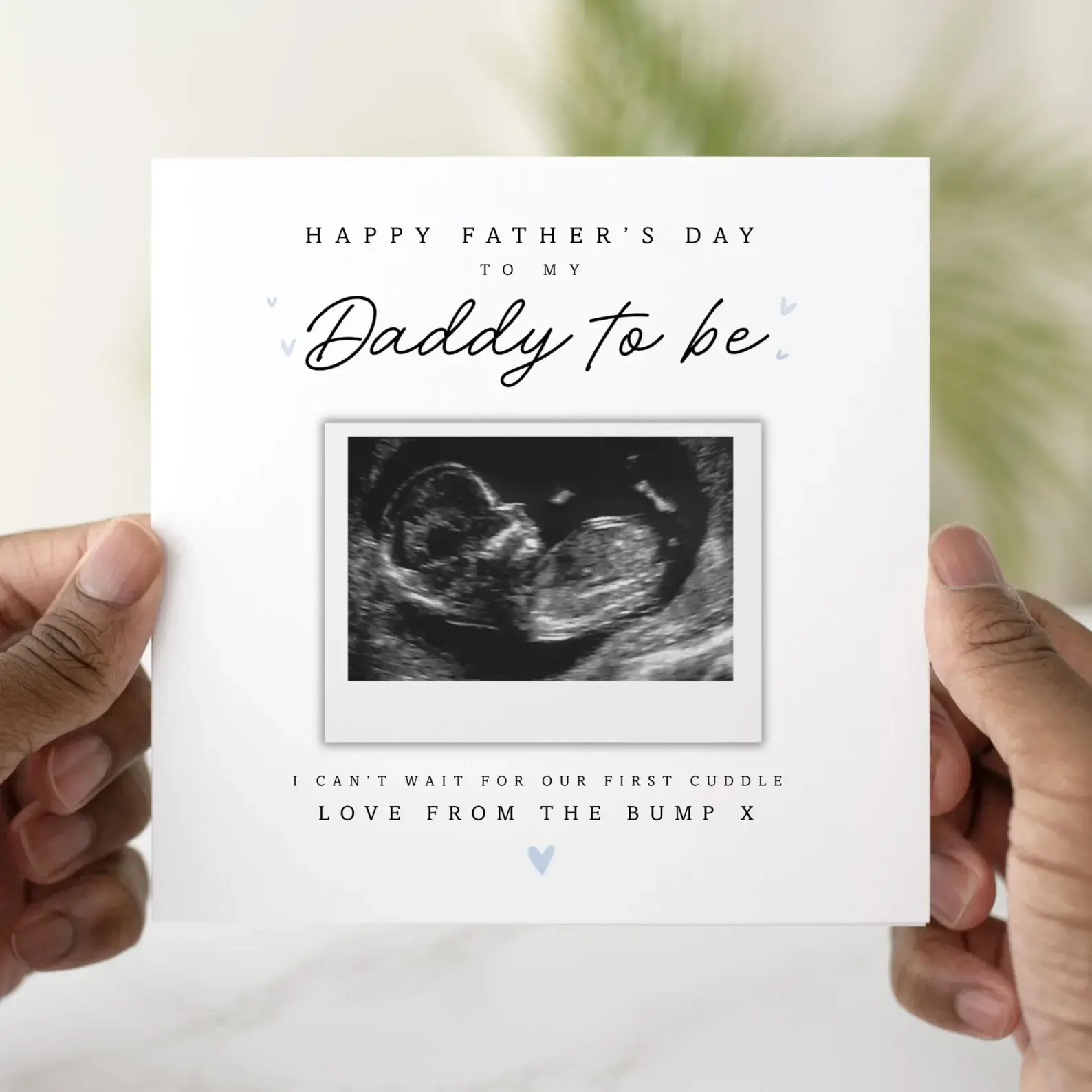 Scan Daddy To Be Father's Day Card - Photo Card