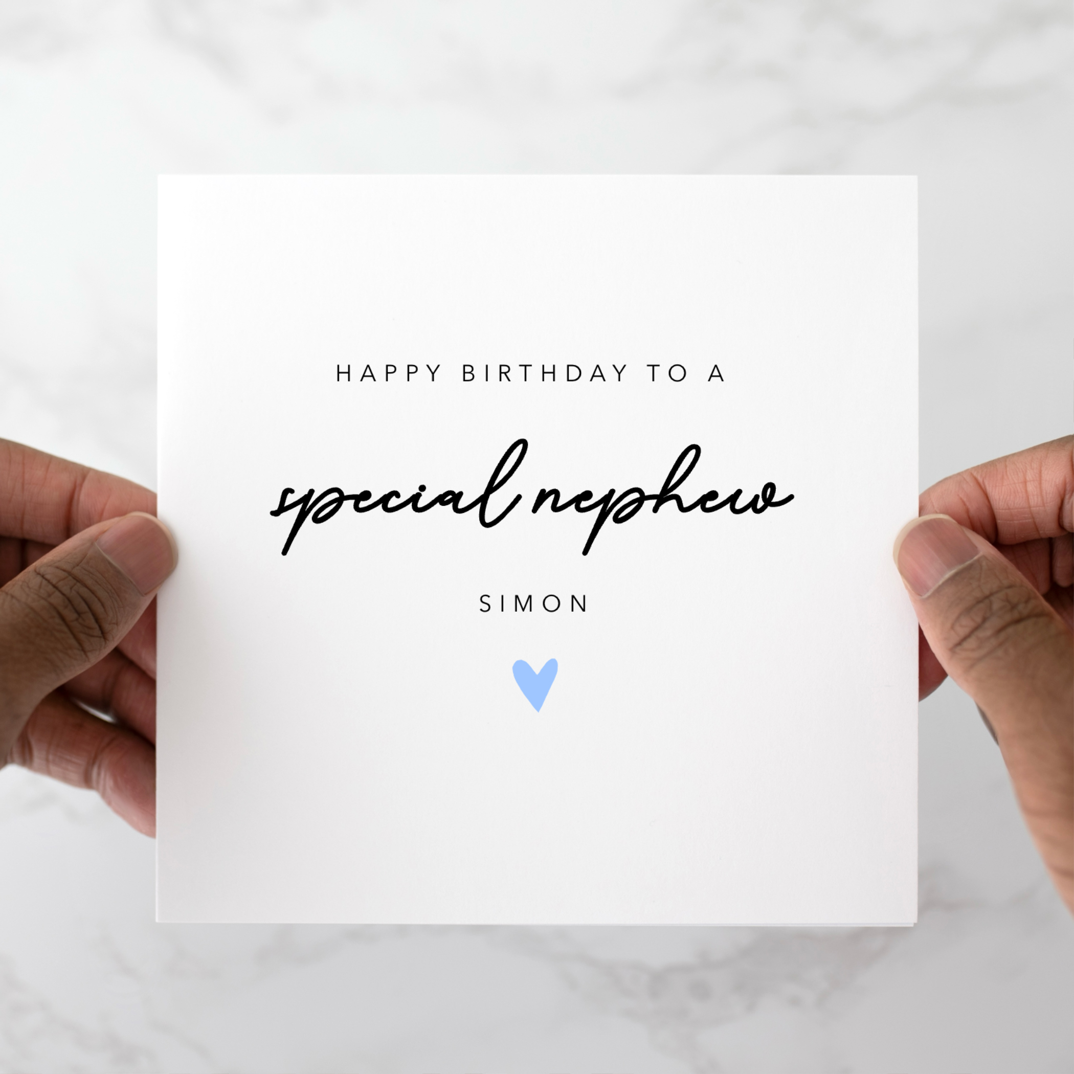 Personalised Nephew Birthday Card