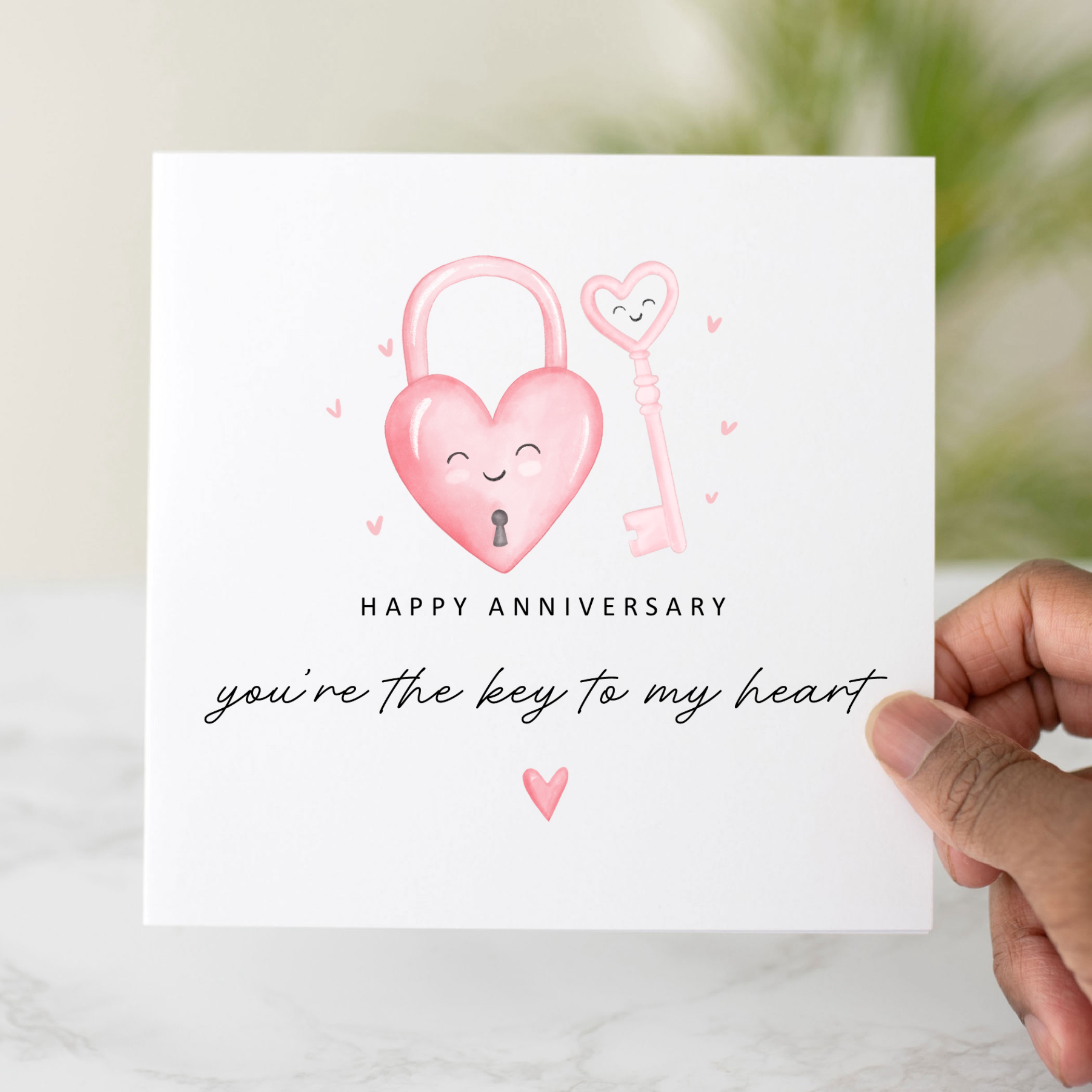 Anniversary Card - Key To My Heart