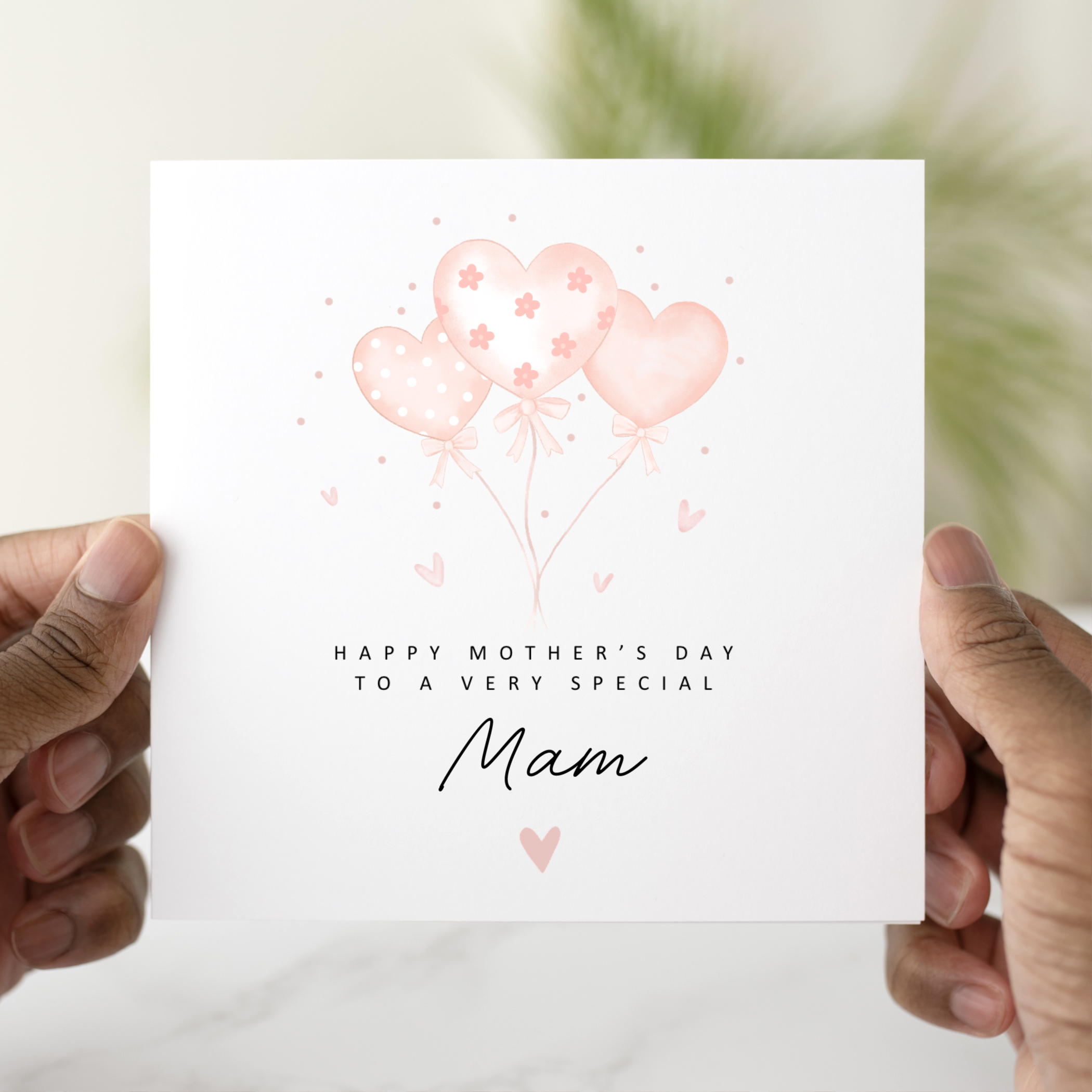 Balloons Mam Mother's Day Card