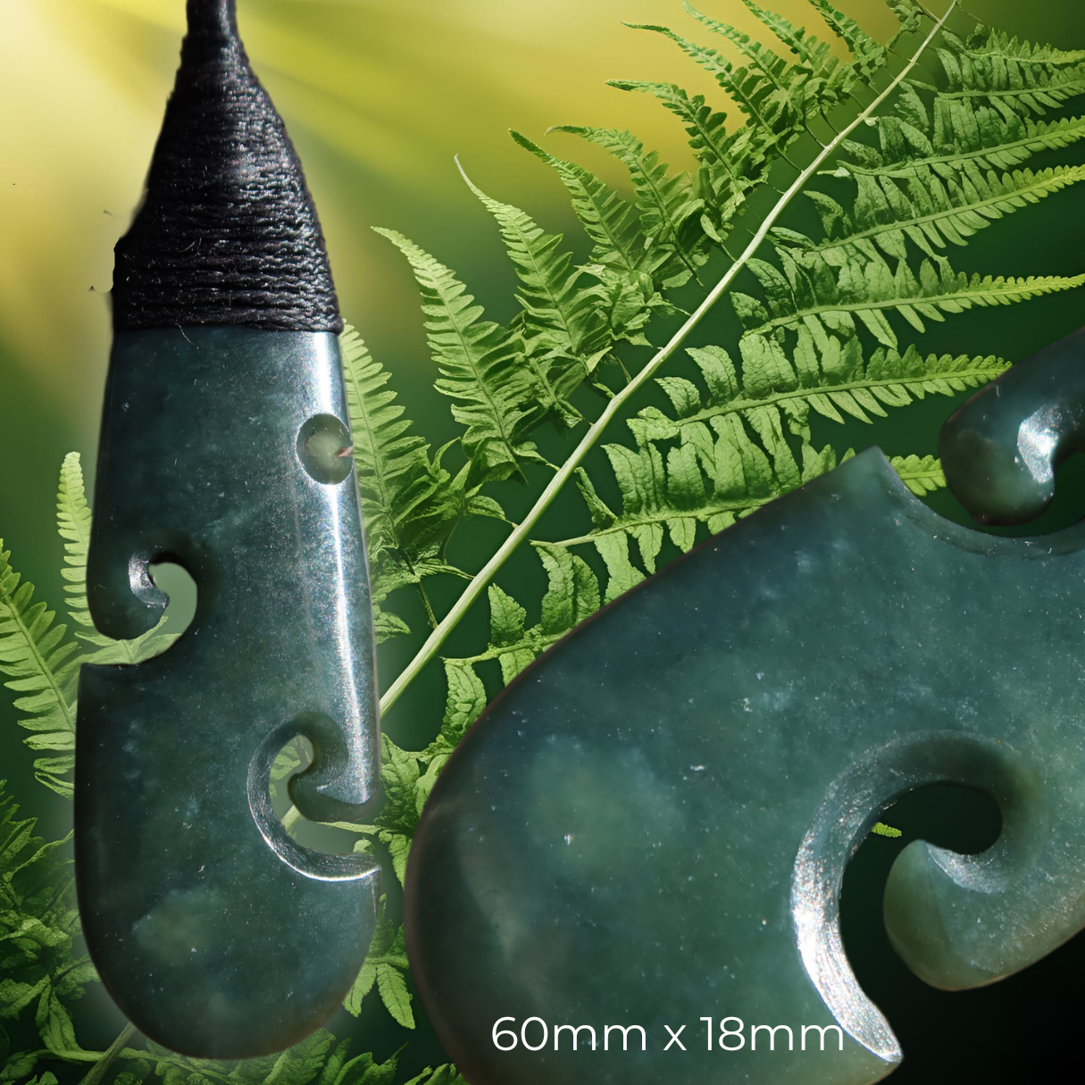 buy New Zealand Greenstone - teardrop pendant - roimata