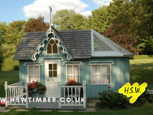 Getting creative in the garden with sheds