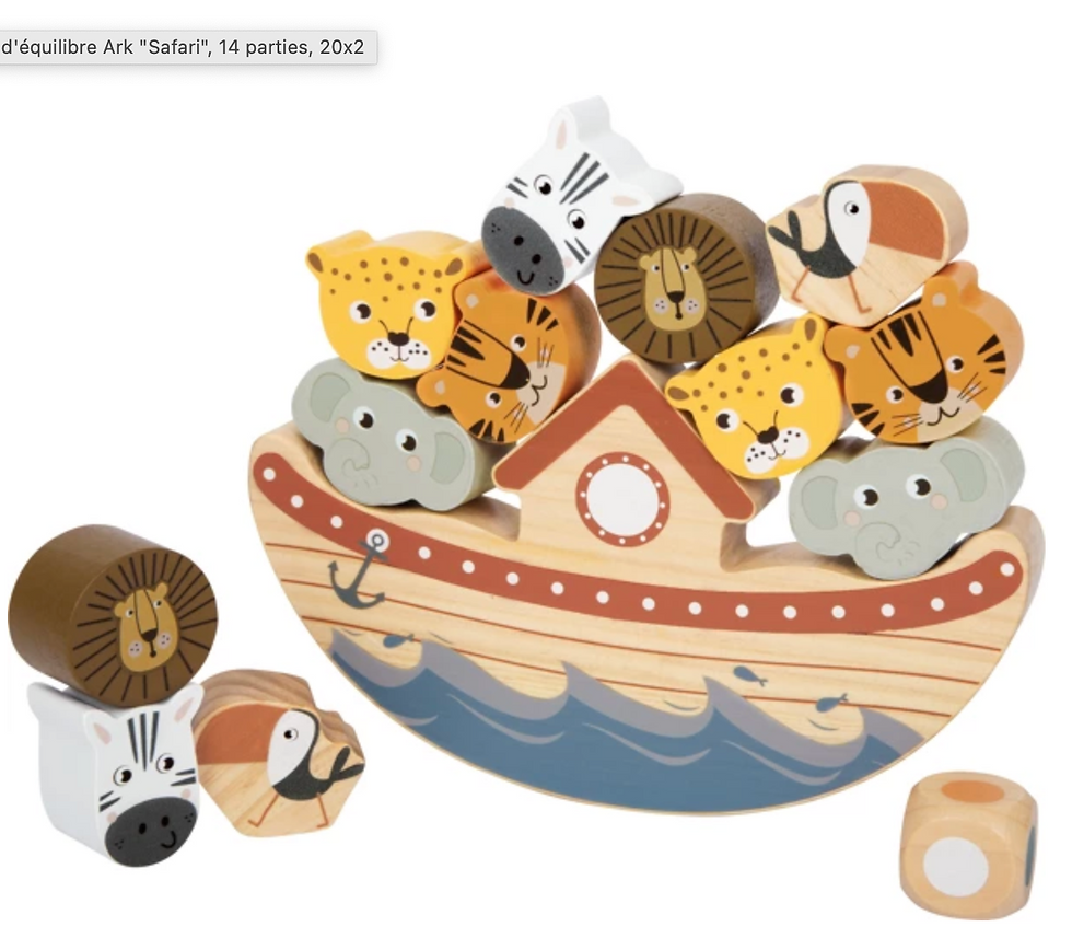 jeux Montessori bateaux têtes animaux