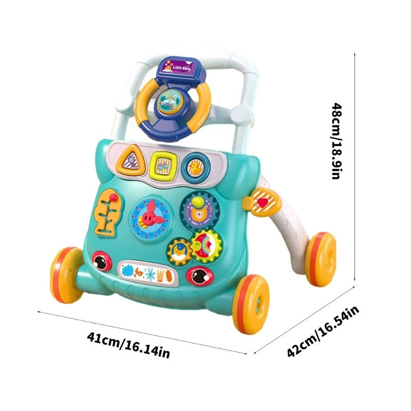 Miniature : Chariot marche bleu mesures