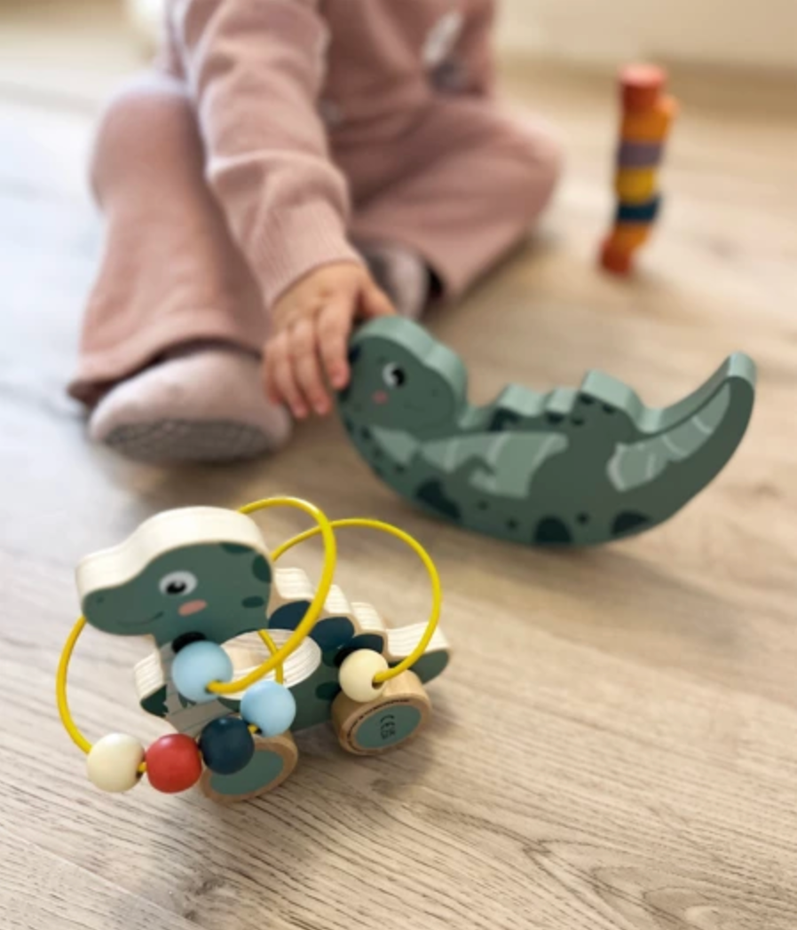 Miniature : jeux Montessori dino et oeufs enfant joue