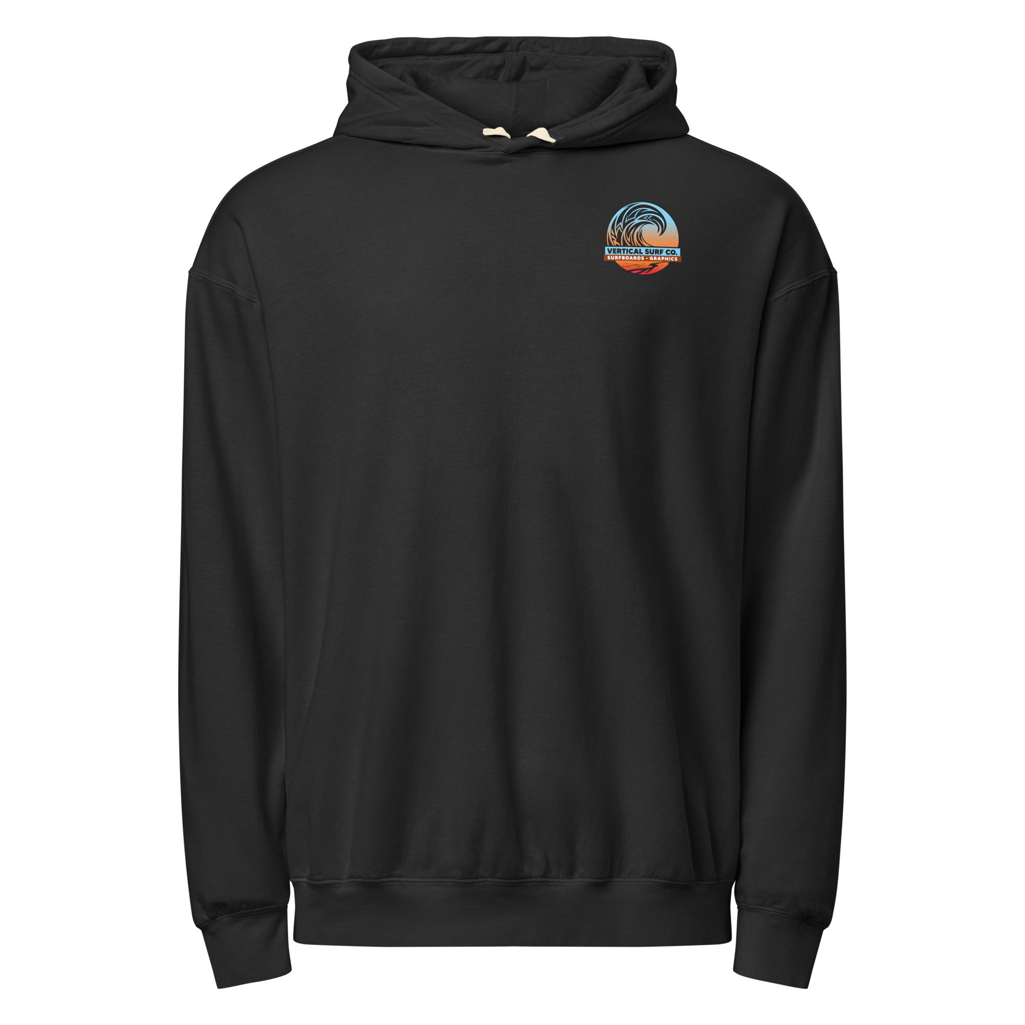 Chest Logo - Unisex garment-dyed lightweight hoodie