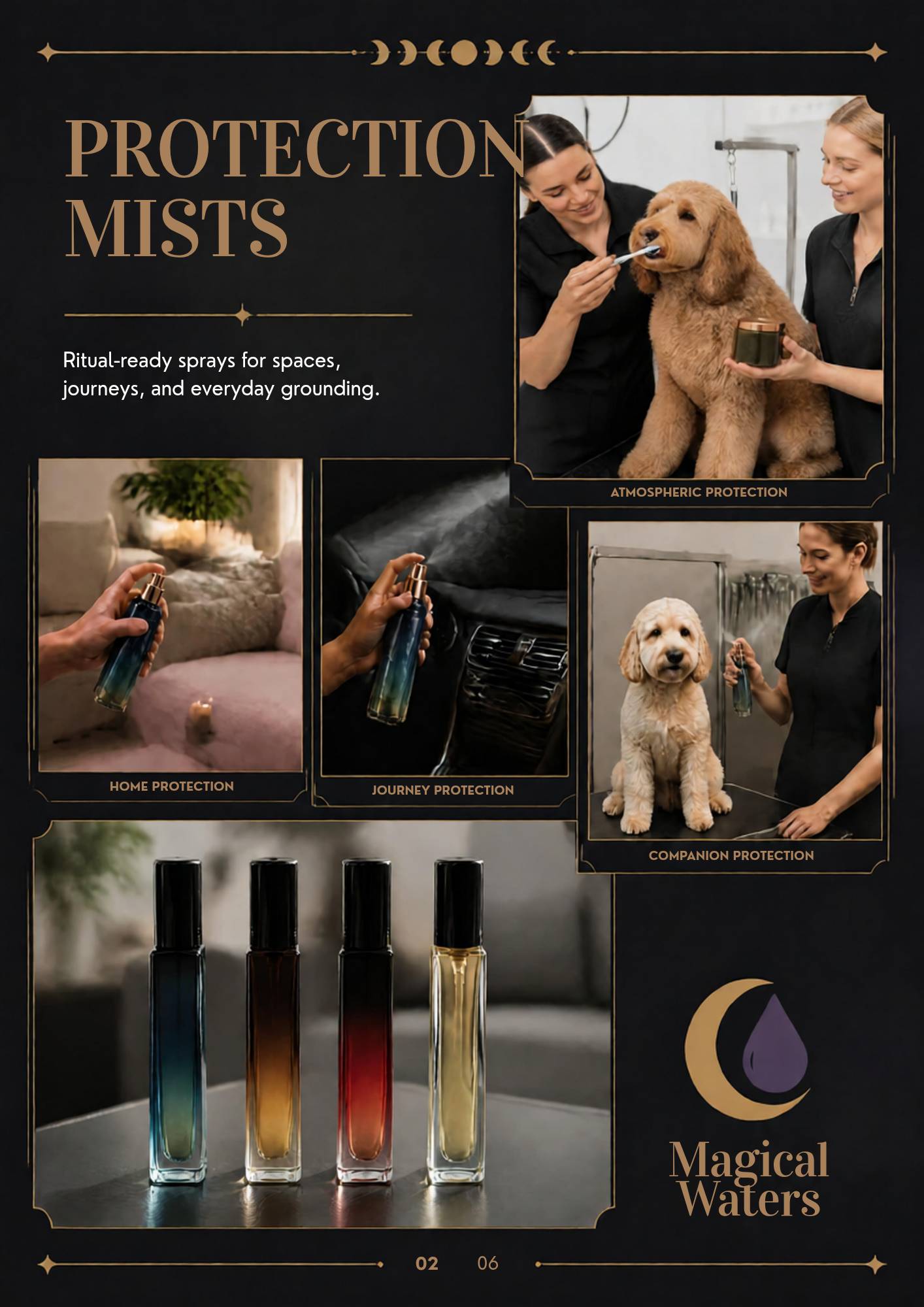 Protection Mists — Home, Journey, Atmospheric, and Companion protection mists