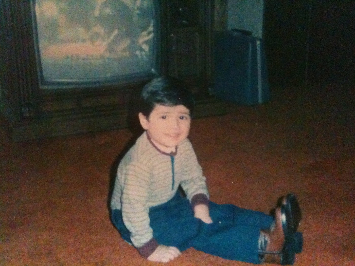 Matthew Valverde as a child