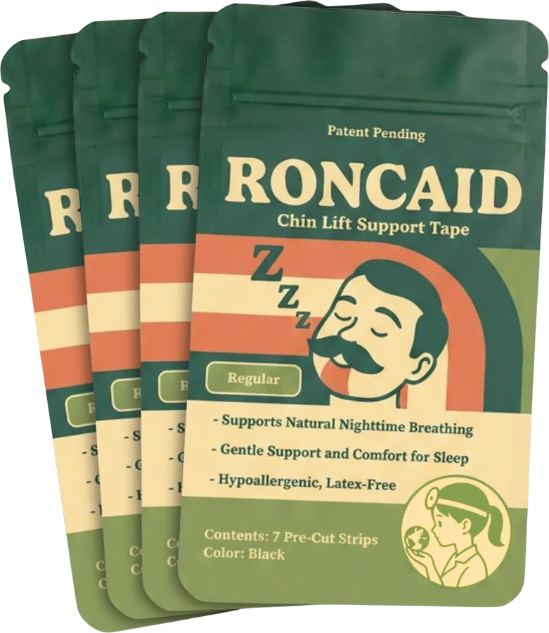 Roncaid chin lift tape, four-pack monthly supply