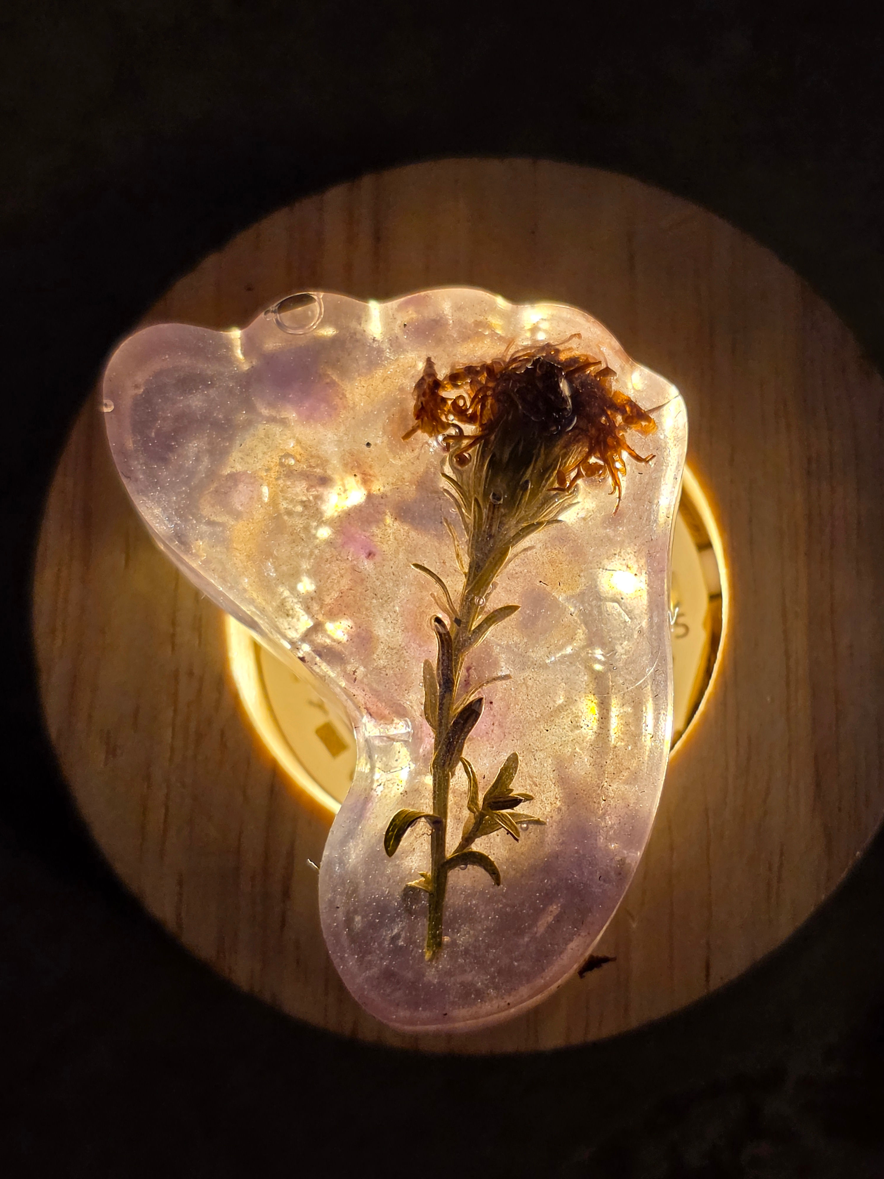 Purple Amethyst Footprint Night Lights: Illuminate & Balance Your Space