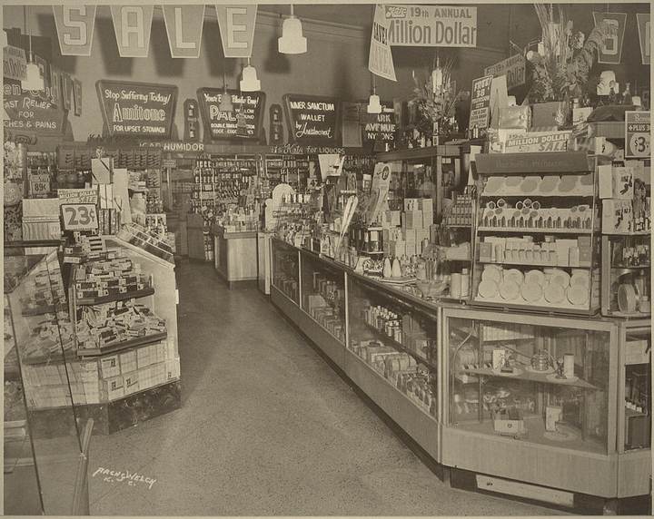 The drug store counter in Kansas City
