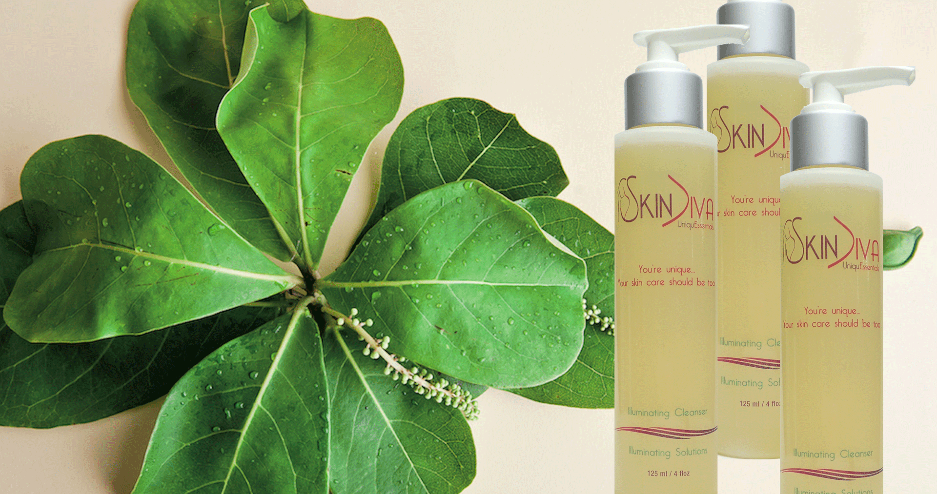UniquEssentials Cleansing Solutions, targeted repair for all skin types