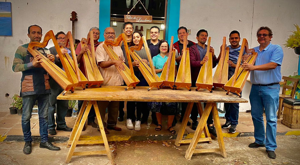Fabricación de arpas
