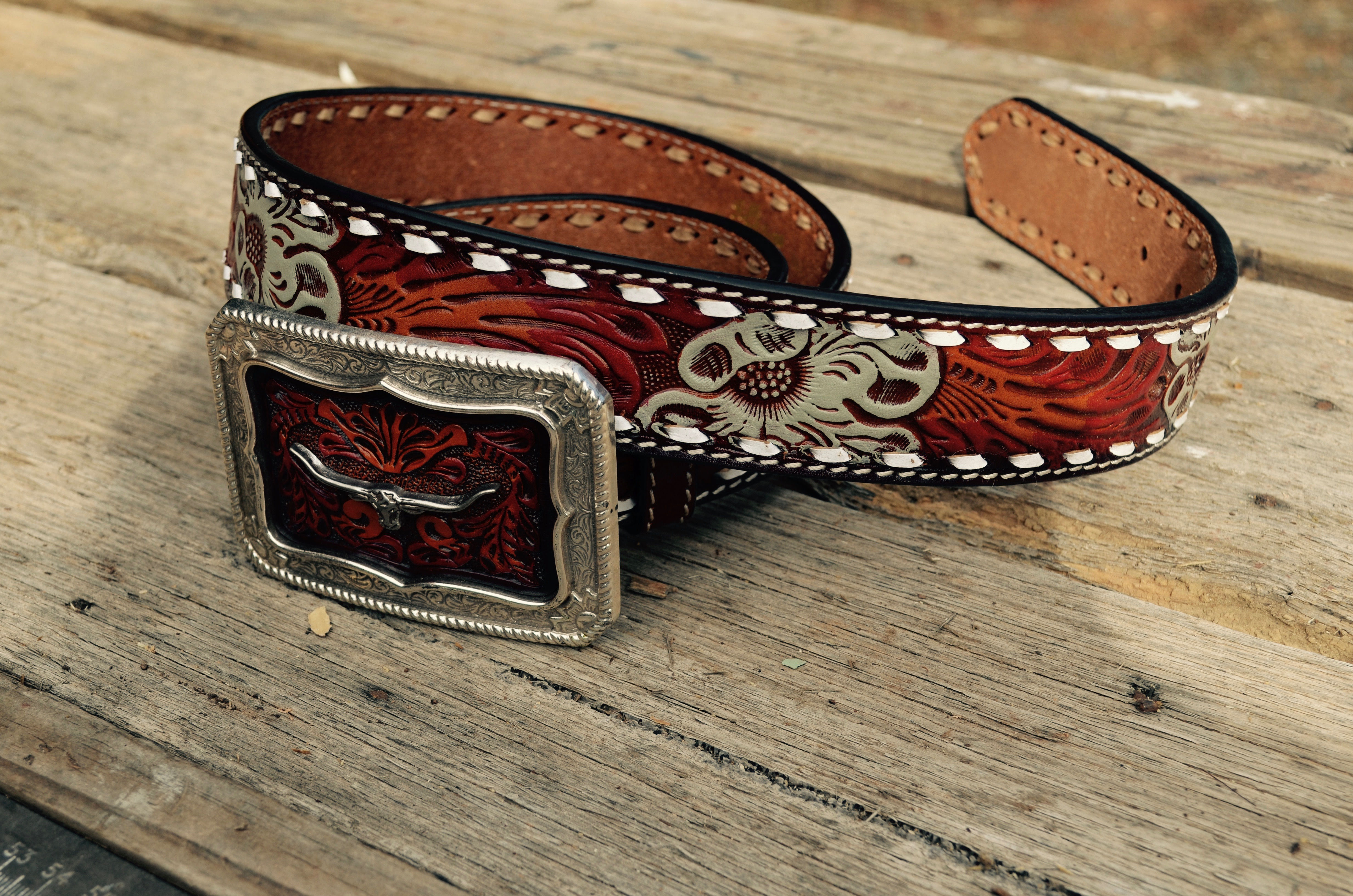 RM WILLIAMS LEATHER BELT