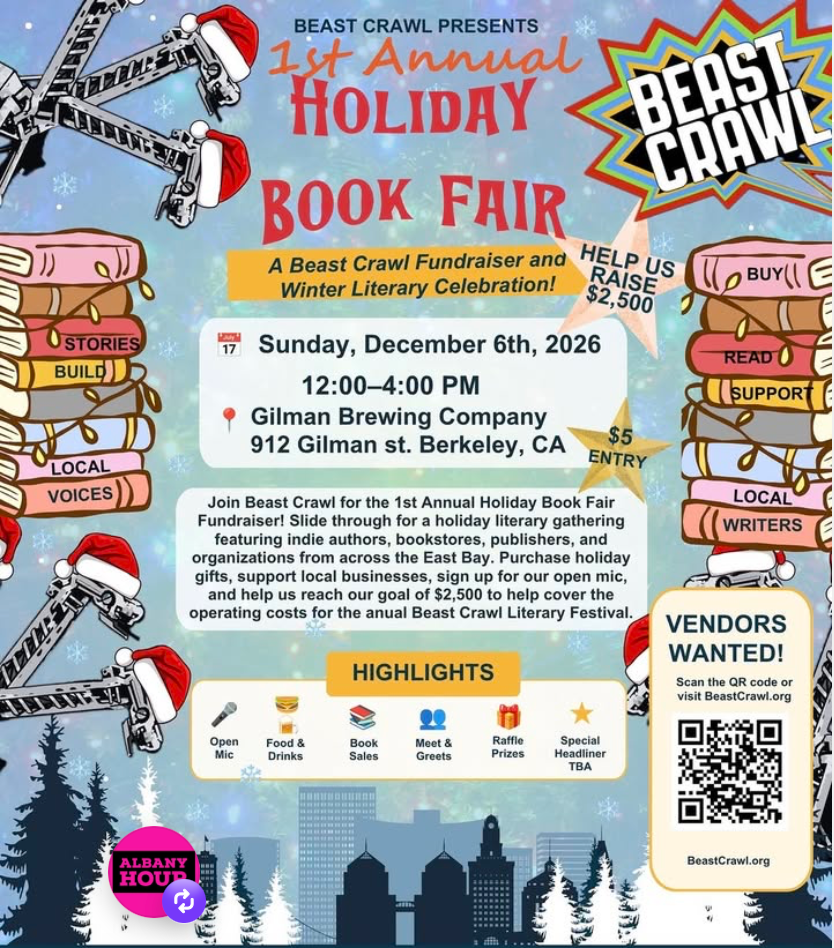 Holiday Beast Crawl Book Fair at Gilman Brewing