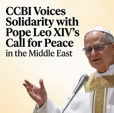 CCBI Voices Solidarity with Pope Leo XIV’s Call for Peace in the Middle East