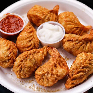 Fry chicken momo
