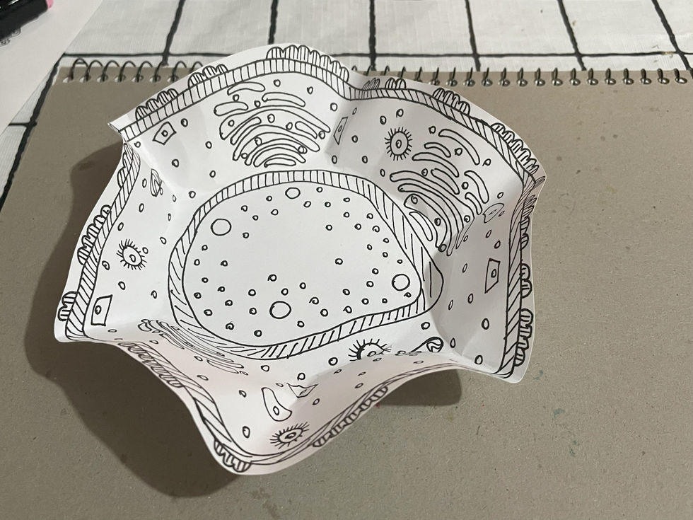 Test piece of the presentation model of a fruit bowl