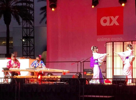 Koto Duo & Nichibu at Anime Expo Chibi