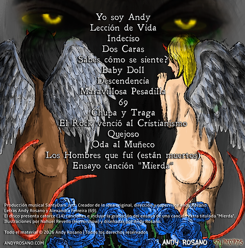 Contraportada del disco Maravillosa Pesadilla v1.png