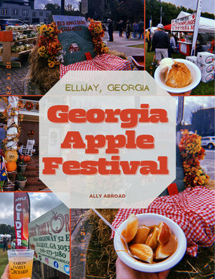 Ally Abroad: Georgia Apple Festival-Ellijay🍎