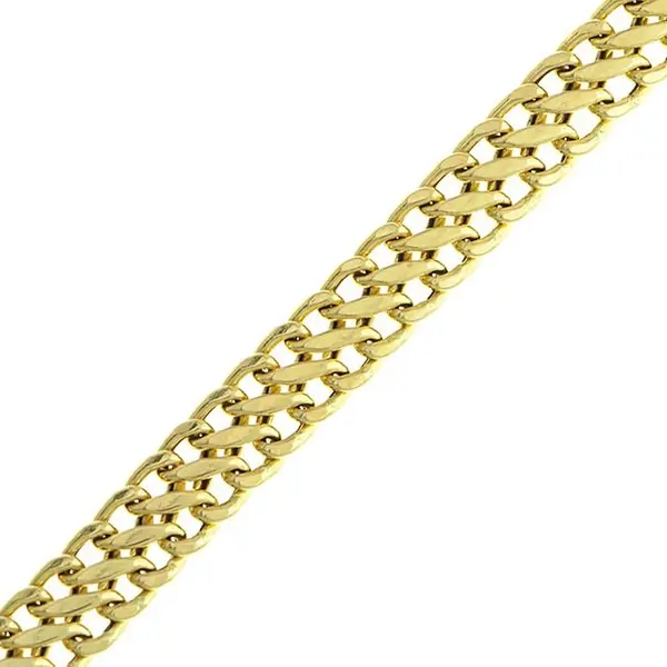 Pulseira de Ouro 18k Lacraia de 5,5mm com 22cm