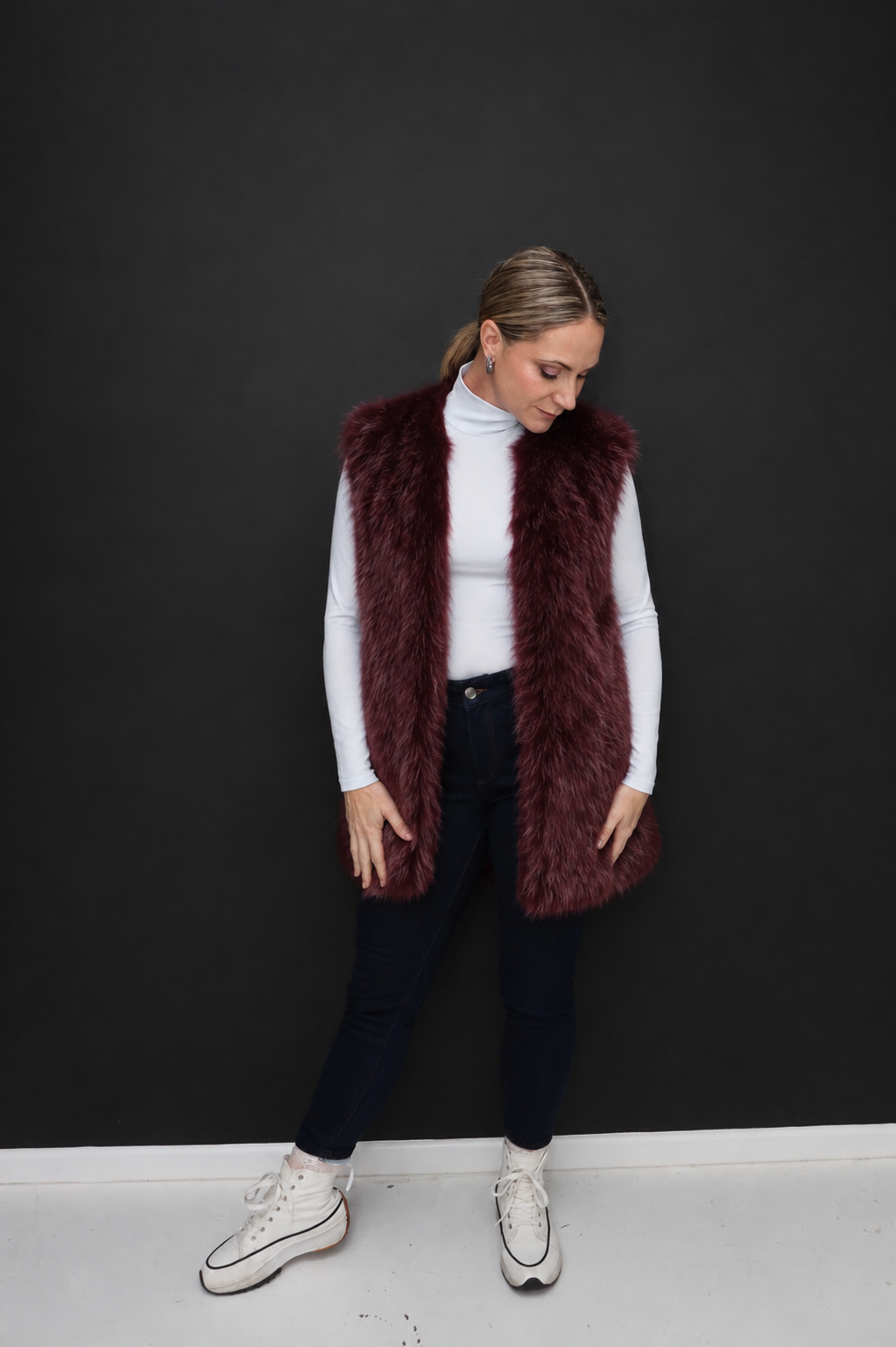 MULBERRY SLEEVELESS JACKET