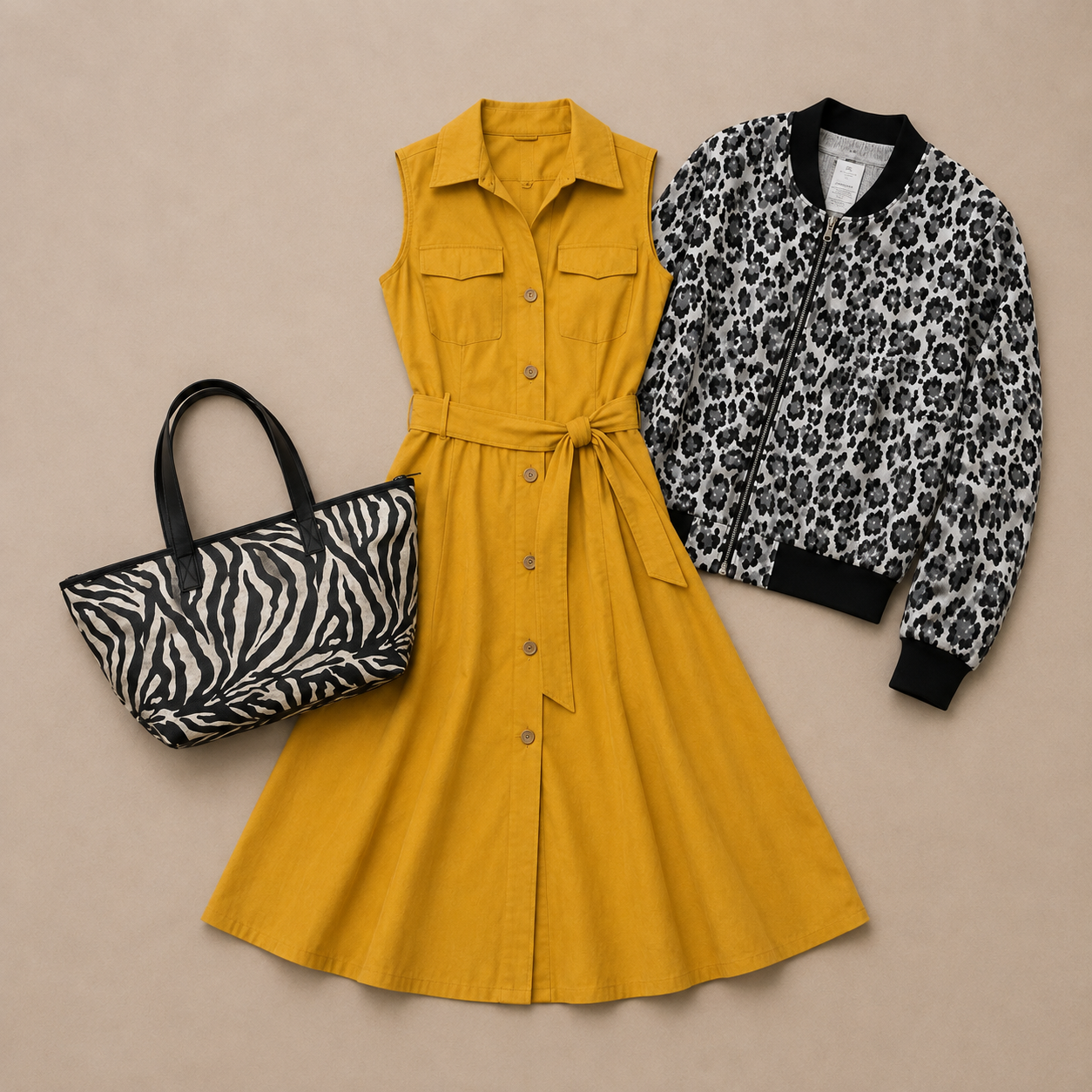 MUSTARD DRESS
