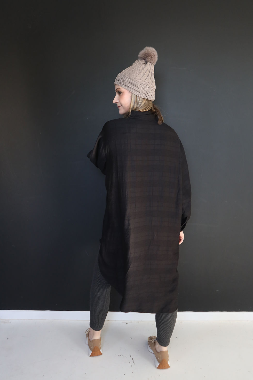 Thumbnail: MIDNIGHT EMBOSSED SHIRT|DRESS