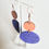 Thumbnail: PURPLE WOOD MIX EARRINGS