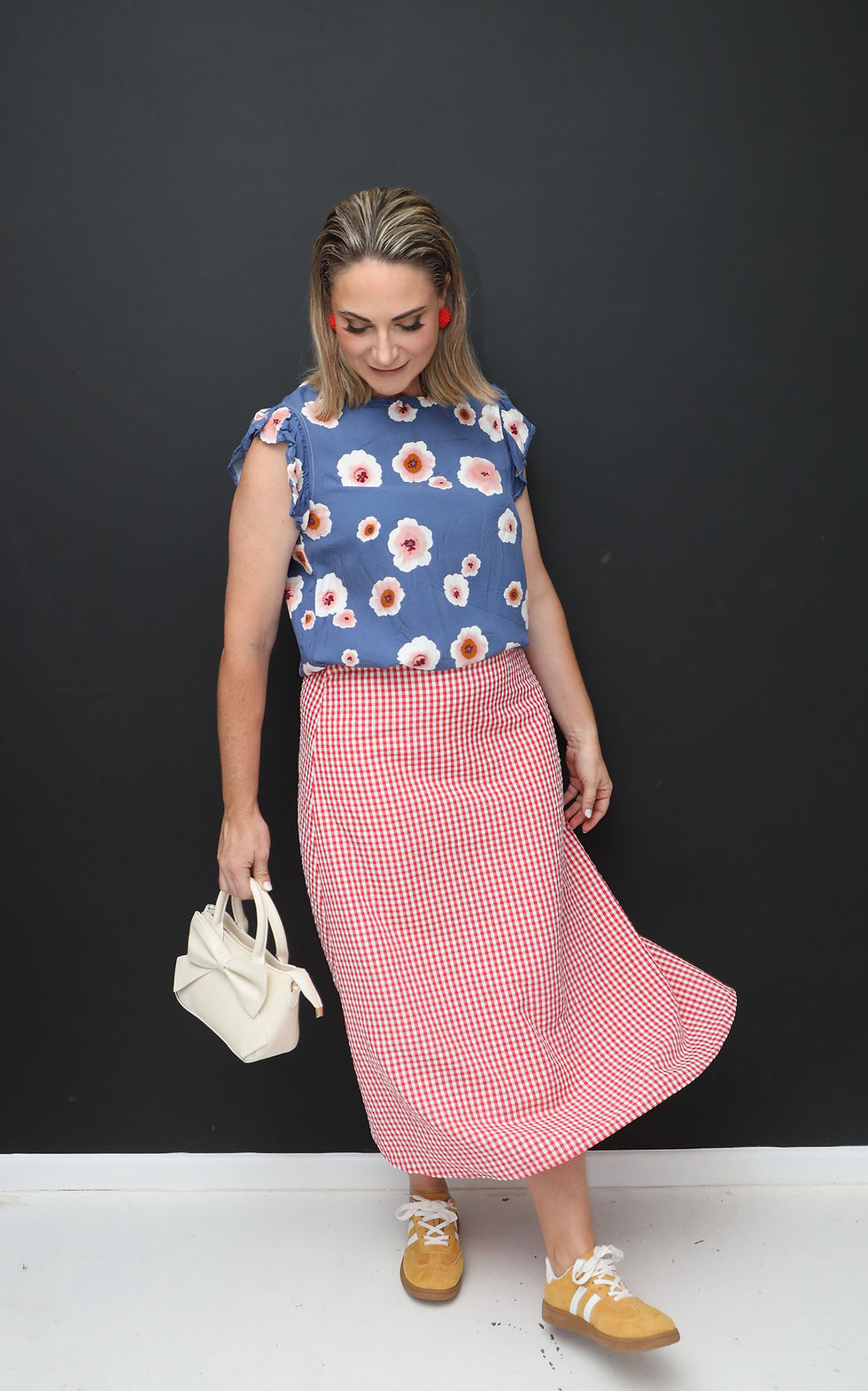 Thumbnail: Scarlet Tartan A-Line Skirt