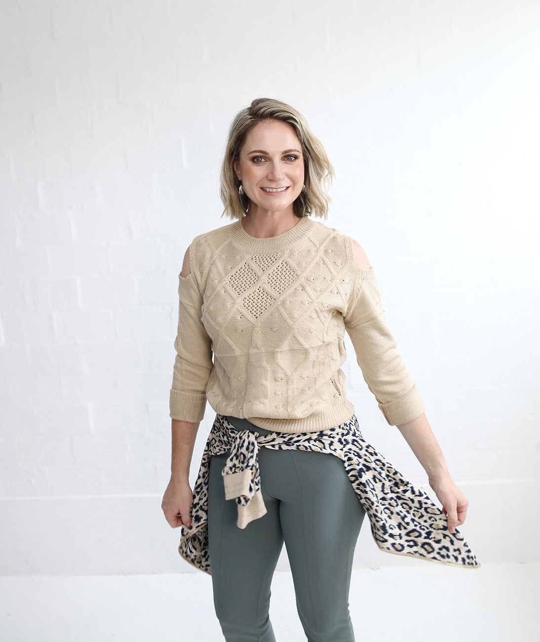Champagne Pattern Knit