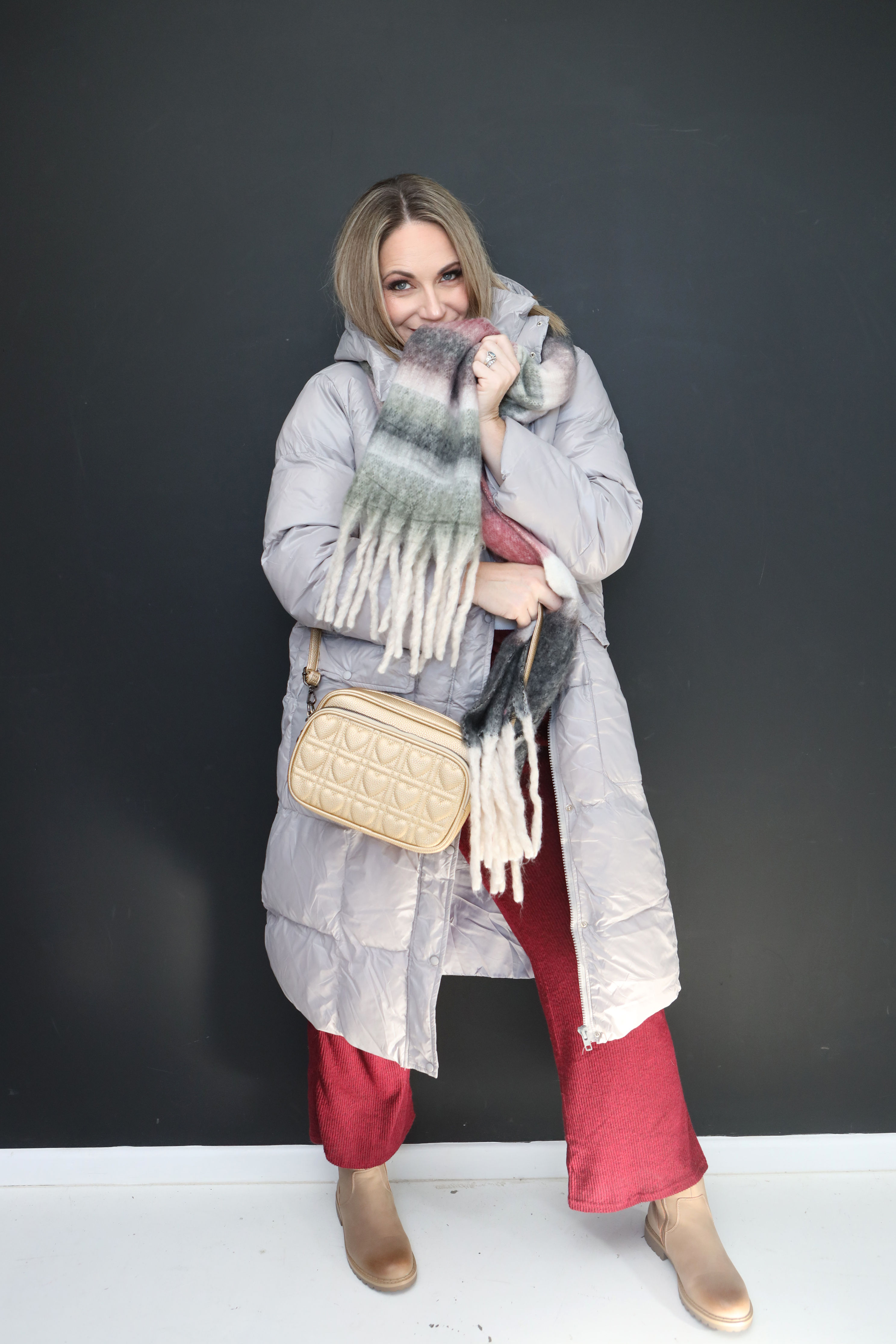 Frosted Stone Puffer Jacket