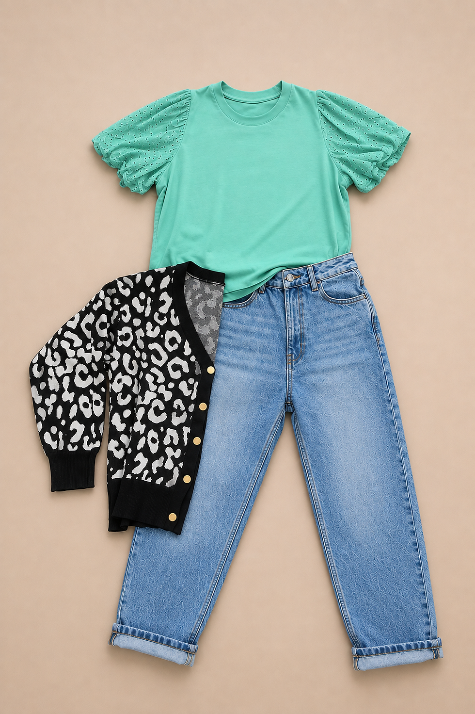 Thumbnail: VINTAGE MINT LACE TOP