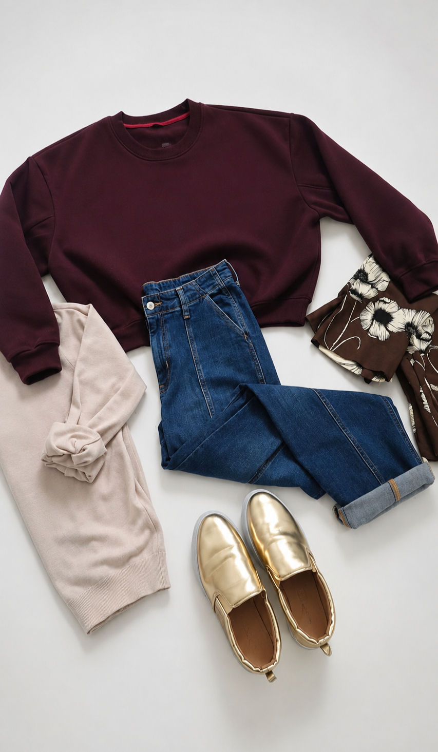Thumbnail: Deep Merlot Sweater