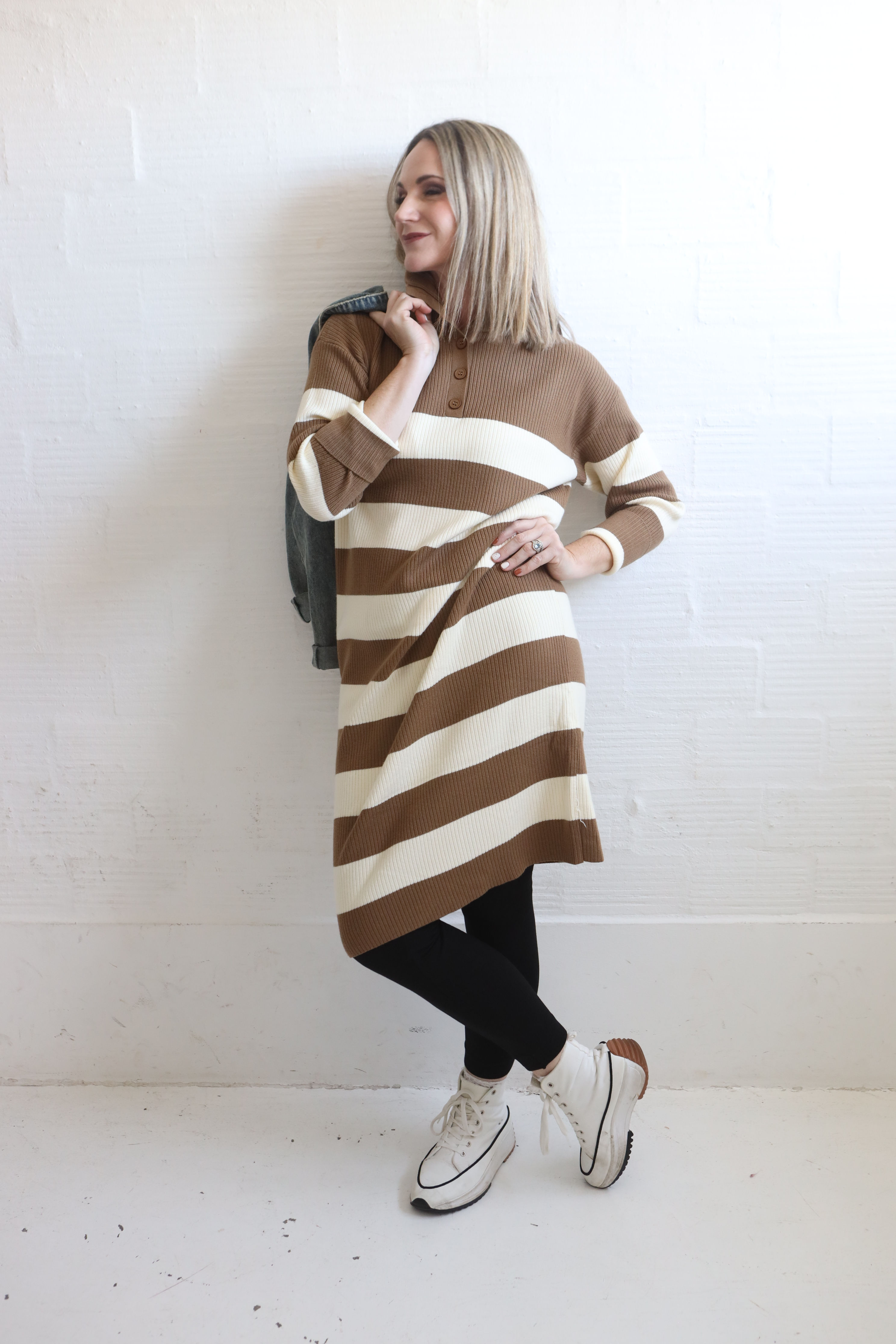 Caramel Latte Knit Dress